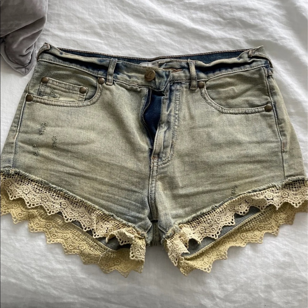 Free people Jean shorts